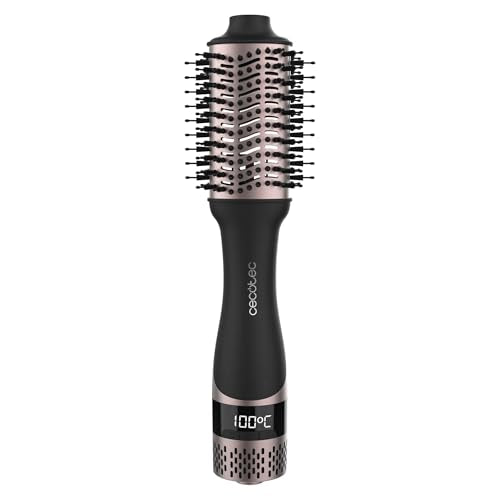 Cecotec - 1200W Air Brush with CeramicCare, Unique Touch Display, 4 Temperatures, Frizz Control