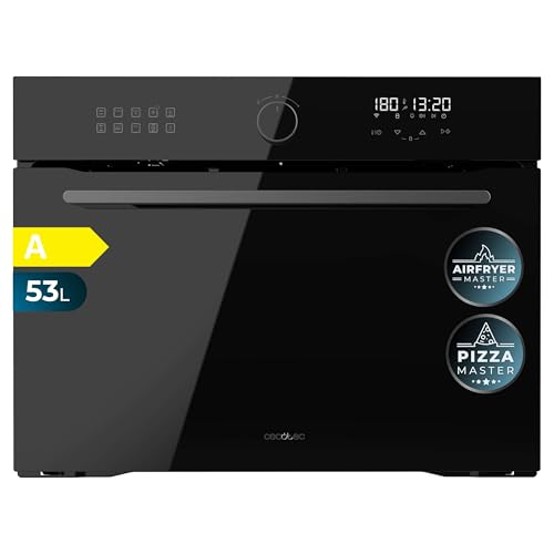 Cecotec Bolero Hexa AF314500 built-in multifunctional oven in sleek black glass