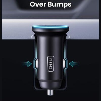 Iniu Car Charger - 66W Dual Fast Charging For Iphone & Samsung