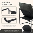 Hawsaiy Dark Gray Upholstered Accent Chair with Metal Frame