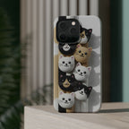 Cat-Themed Magnetic Impact-Resistant Phone Cases