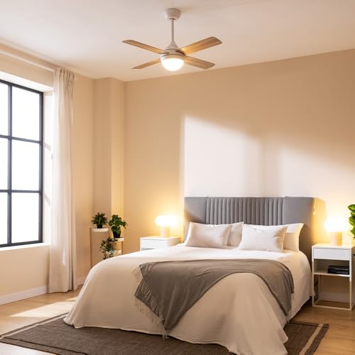 Cecotec Ceiling Fan With LED Light & Remote Control - Silent Operation