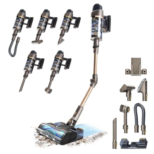 Experience powerful cleaning with the Cecotec Cordless Vacuum Cleaner featuring 310AW suction, 100 minutes runtime, and an anti-tangle brush. Ideal for pet owners!