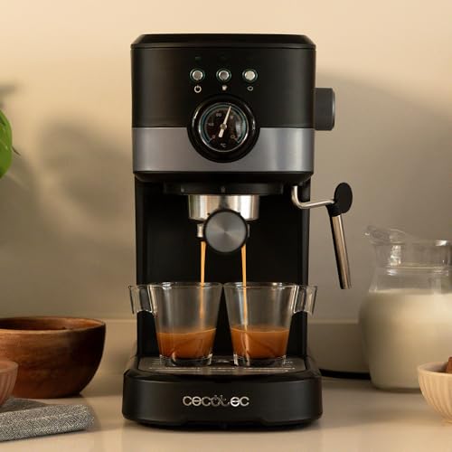 Cecotec Espresso Machine Power Espresso 20 - 1100W With Milk Frother