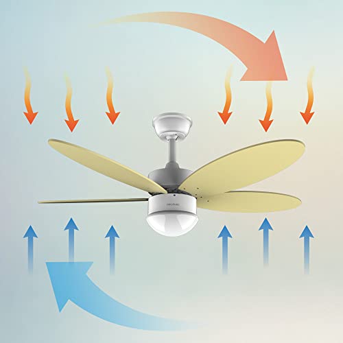 Cecotec Ceiling Fan With LED Light & Remote Control - Silent Operation