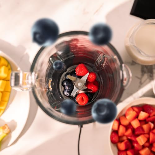 Cecotec Smoothie Blender Power Black Titanium 2300MAX - 1.5L Capacity & Turbo Boost