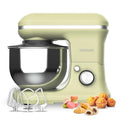 Discover the Cecotec 1200W Green Mixer with a 5L bowl, 6 speed levels, and planetary movement. Ideal for beating and kneading with style. Keywords: Cecotec mixer, 1200W mixer, kitchen appliance