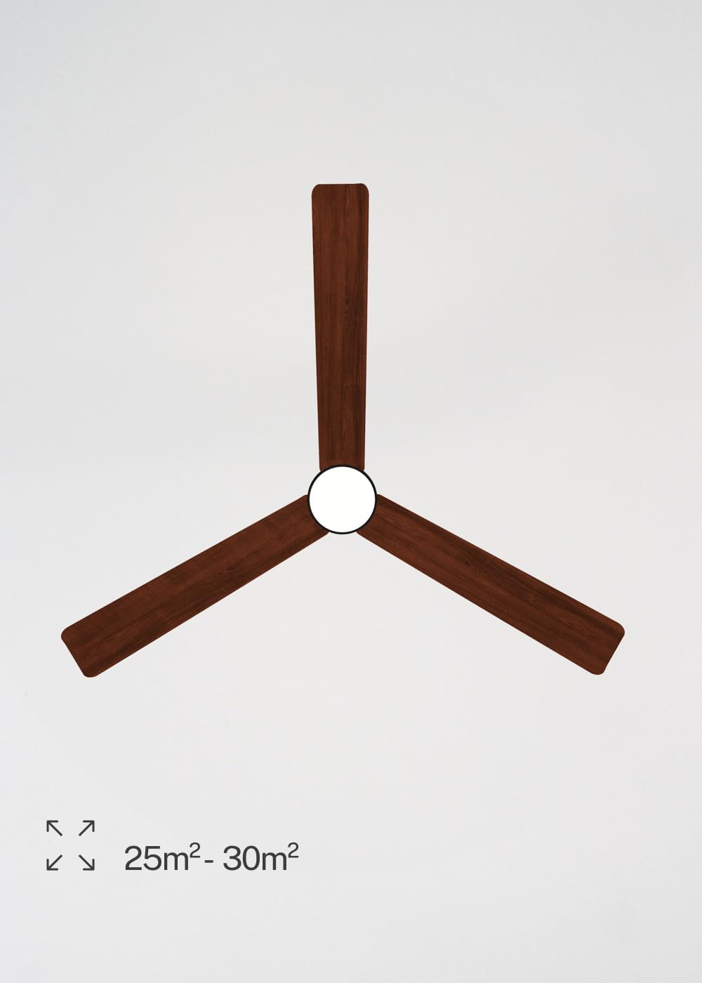Create Wind Modern L Ceiling Fan with LED Light and Remote
