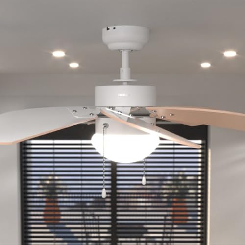 Cecotec EnergySilence 3600 Vision Ceiling Fan - Modern Orange Design With Oscillation