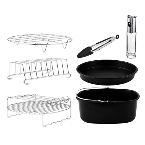 Cecotec Accessory Set for Hot Air Fryer with 8 Non-Stick Accessories