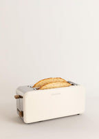 CREATE Retro XL Off White Toaster with 6 Power Levels