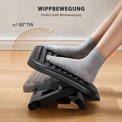 Huanuo Ergonomic Footrest with Adjustable Height and Angle