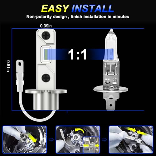 Sycreek H3 Led Bulb Conversion Kit - 16000lm Brightness & Waterproof