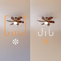 Cecotec Ceiling Fan with EnergySilence Aero 365 in Gold and Wood finish