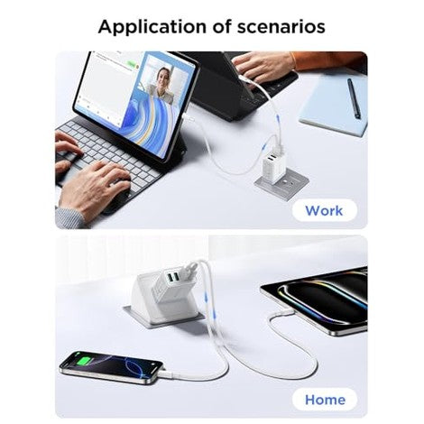 Aioneus Usb Wall Charger 40W 4-Port For Iphone & Android - Fast Charging