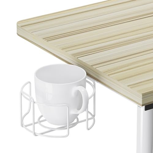 Soges Height Adjustable Rolling Desk with Cup Holder