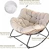 Generic Papasan Rocking Chair - Light Grey