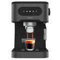 Cecotec Coldbrew Espresso Power 20 Coffee Machine in black with adjustable steam spout