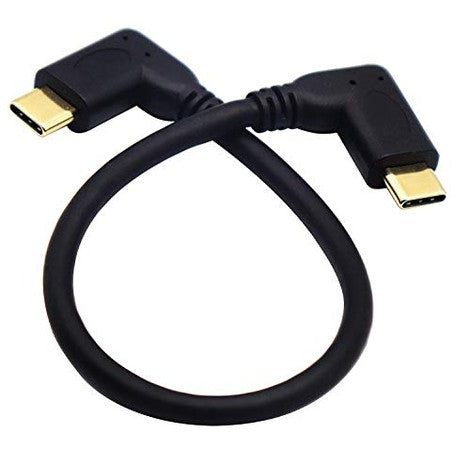 Zdycgtime Type C 3.1 Extension Cable 90 Degree Male to Male - 10gbps Data Transfer