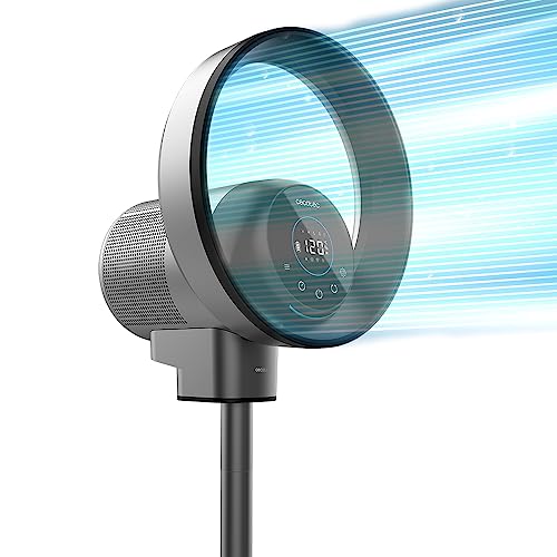 Cecotec TotalPure 2in1 MoonStyle Dark Fan and Air Purifier - Elegant Bladeless Design