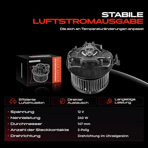 Frankberg Heater Blower Motor Compatible With Megane Ii & More - Reliable Performance