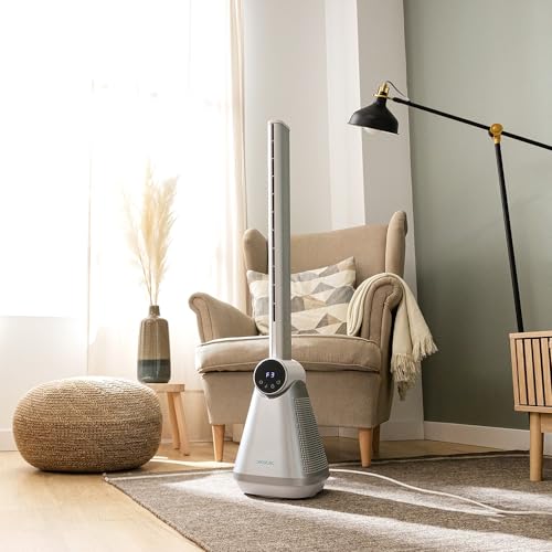 Cecotec EnergySilence 9890 Skyline Bladeless Fan - Safe & Stylish Airflow
