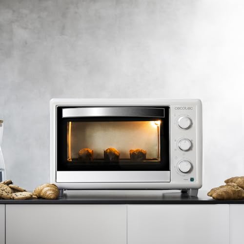 Cecotec BakeundToast 3090 White Gyro Table Stove - 30L, 1500W, Convection Cooking