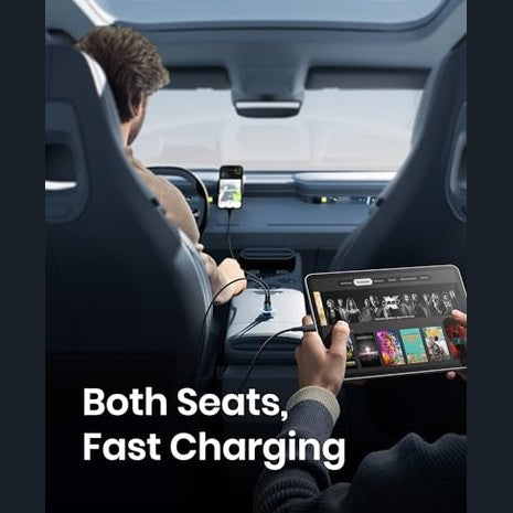 Iniu Car Charger - 66W Dual Fast Charging For Iphone & Samsung