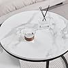 GrandCA HOME Round Nesting Coffee Tables | Imitation Marble