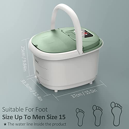 Turejo Foot Spa with Heat and Massage for Relaxation and Skin Care