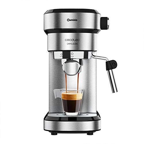 Cecotec Cafelizzia 790 Steel Espresso Maker with dual outlet and removable tank