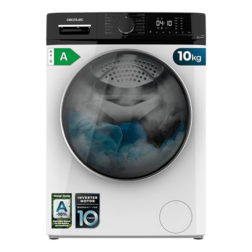 Cecotec 10Kg front load washing machine with sleek design and advanced features
