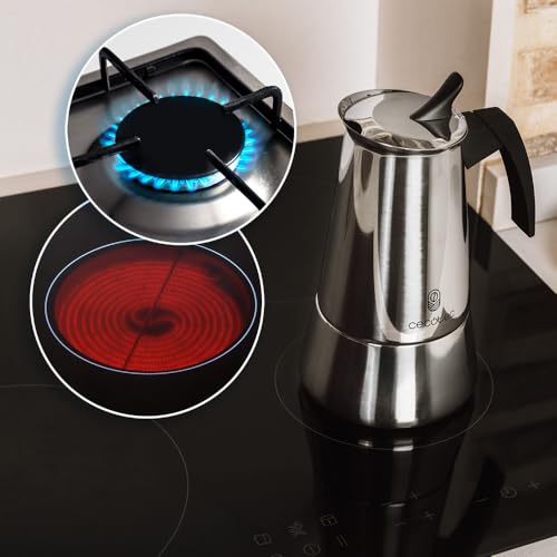 Cecotec Piccolina 200 Italian Coffee Machine, Green, Elegant Design