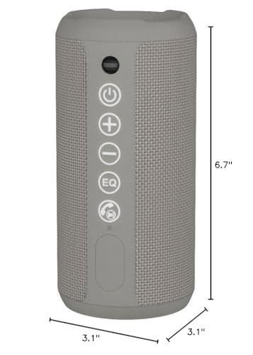 Sleek Waterproof Bluetooth Speaker with LED Lights – Immersive Sound for Outdoor and Indoor Adventures