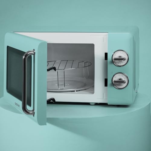 Cecotec ProClean 3010 Retro Blue Microwave With 20L Capacity and 700W Power