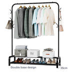 Loefme Heavy Duty Clothes and Shoe Rack with Minimalist Design