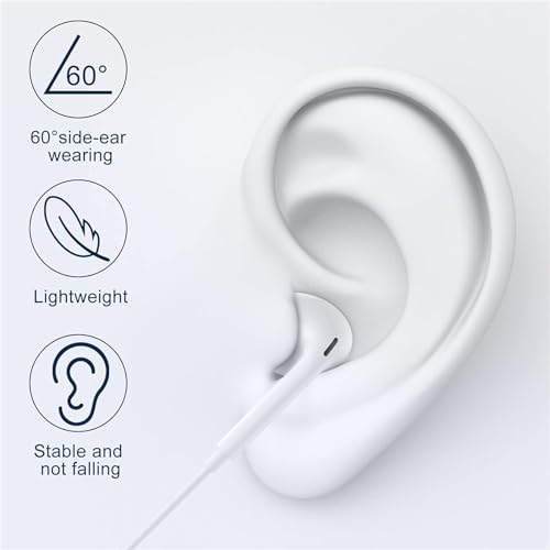 Gaxiwilo Usb C Headphones for Iphone 17/16/15 Pro Max - Noise Cancelling