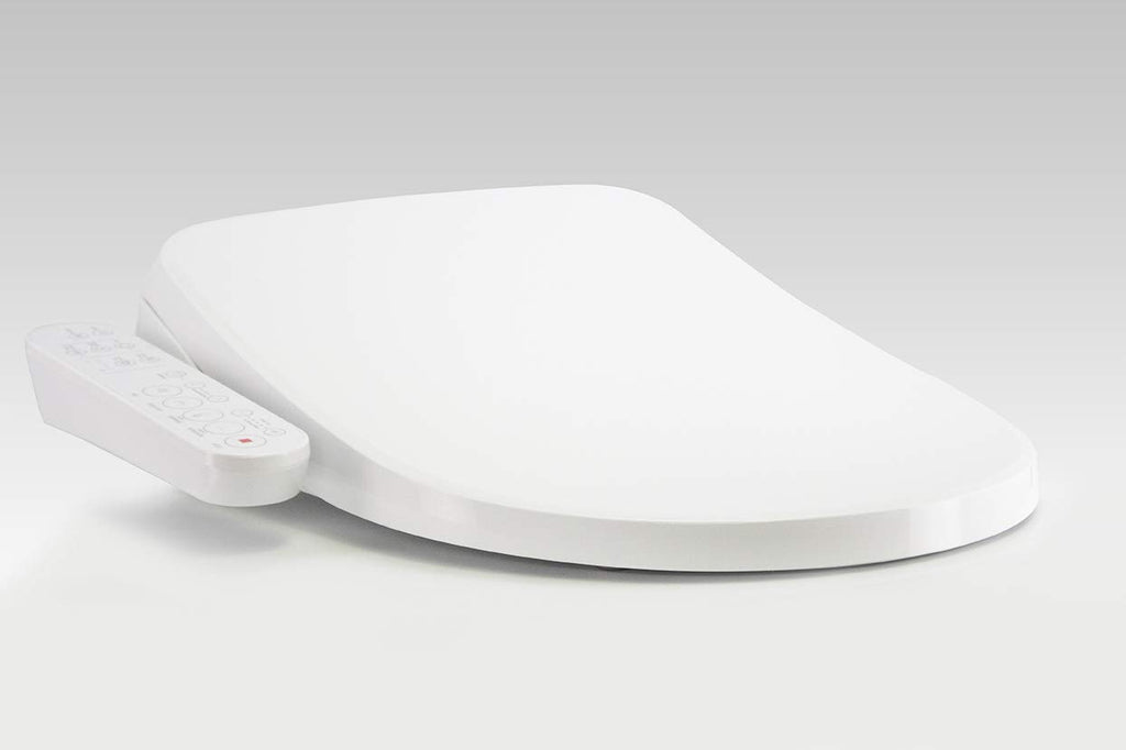 Alpha Bidet GX Wave Bidet Toilet Seat in Elongated White