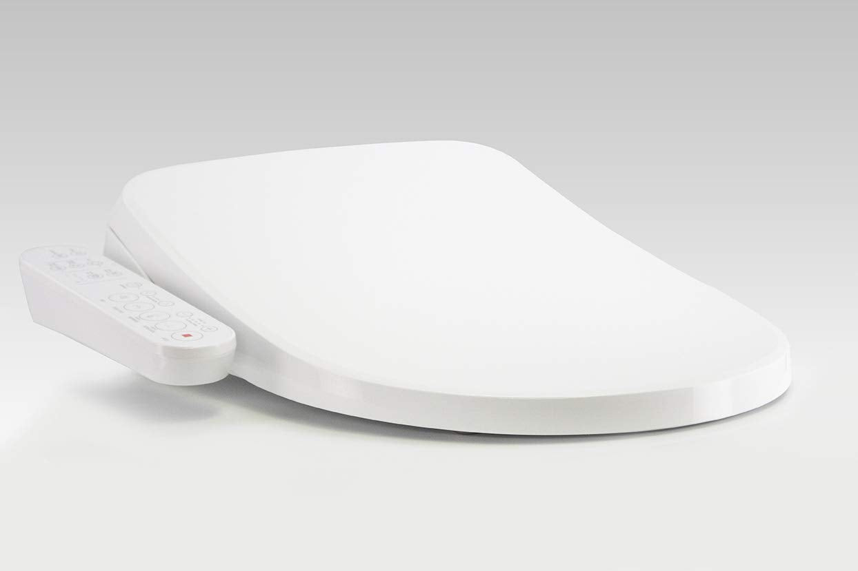 Alpha Bidet GX Wave Bidet Toilet Seat in Elongated White