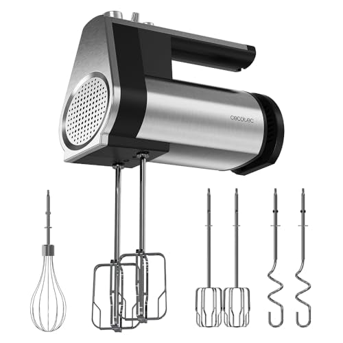 Cecotec PowerTwist 500 Full Steel Stick Blender with ergonomic design and stainless steel accessories