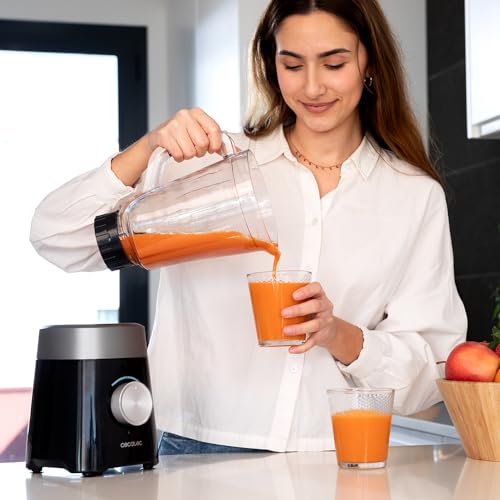 Cecotec Jug Blender Power Black Titanium 1300W With Pulse Function