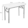 DlandHome Small Folding Table - Black