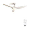 CREATE Ceiling Fan with white light, featuring copper AC motor and silent operation