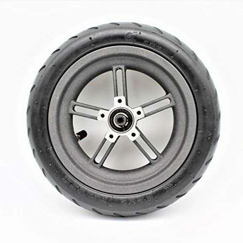 Alamor Rear Wheel Hub Repair Parts for Xiaomi M365 Electric Scooter in black, showcasing durable metal and rubber materials.