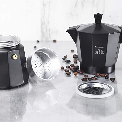 Cecotec Italian Coffee Maker Cumbia Mokclassic 900 Black - 9 Cups