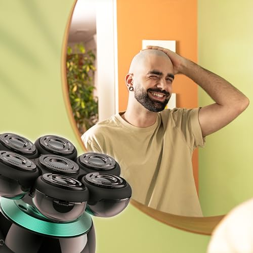 Cecotec Bamba PrecisionCare Skull Shaver - Extra Large Head, 60 Min Battery Life