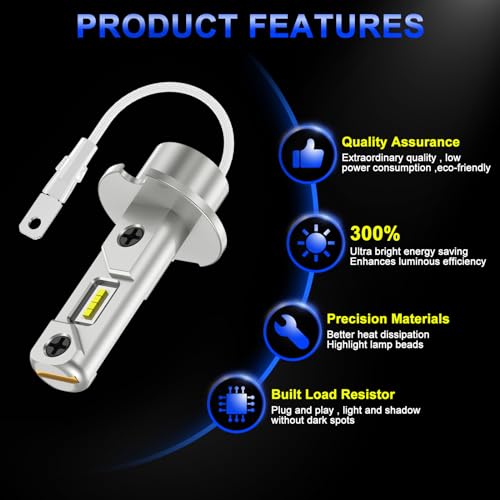 Sycreek H3 Led Bulb Conversion Kit - 16000lm Brightness & Waterproof