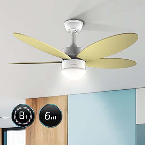 Cecotec Ceiling Fan With LED Light & Remote Control - Silent Operation
