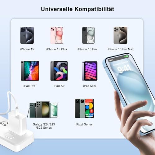 Fuhaya 20w Usb C Charger for Iphone 17/16 Series - Fast Charging