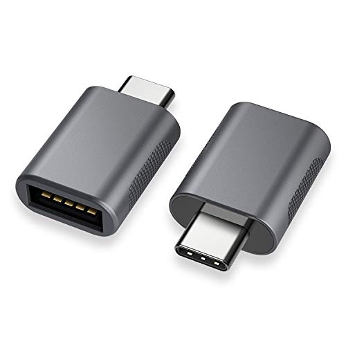 nonda USB-C to USB 3.0 Adapter in Space Gray, compact design for fast data transfer